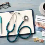 bureau reconversion osteopathe carnet stethoscope