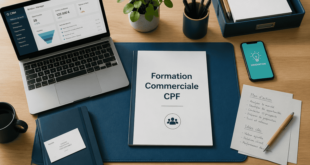 formation commerciale cpf dossier sur bureau