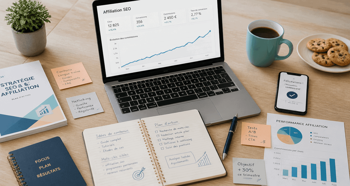 Affiliation SEO ordinateur graphique et commissions