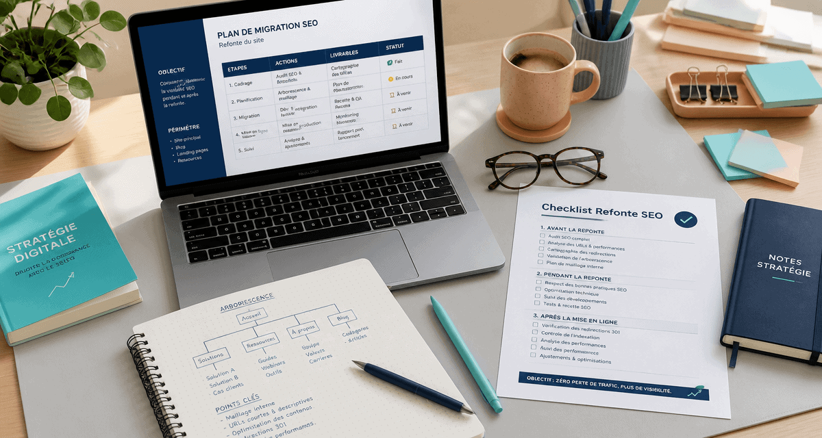 bureau agence refonte seo checklist