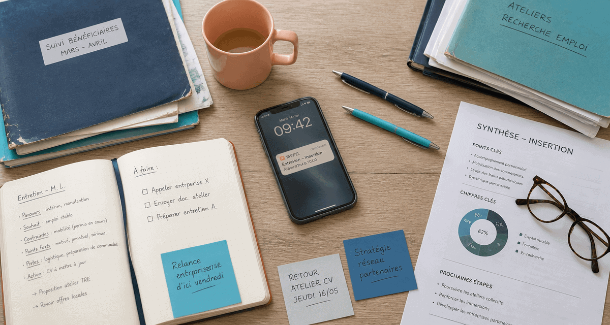 avantages et inconvénients du métier de conseiller en insertion professionnelle, bureau et outils