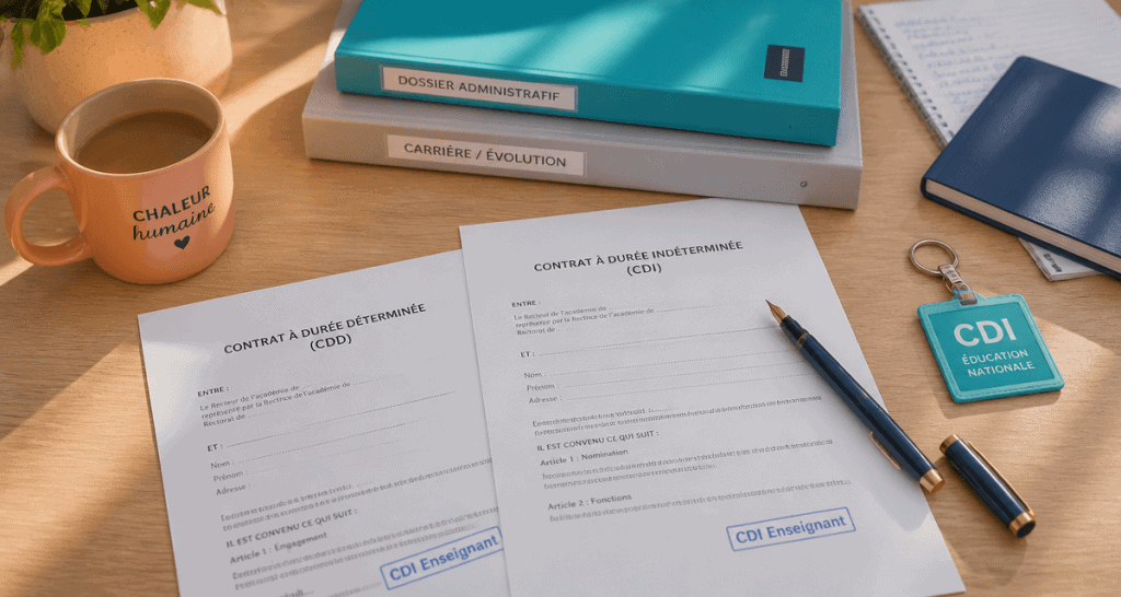 cdi prof contractuel avantages et inconvénients contrats et badge