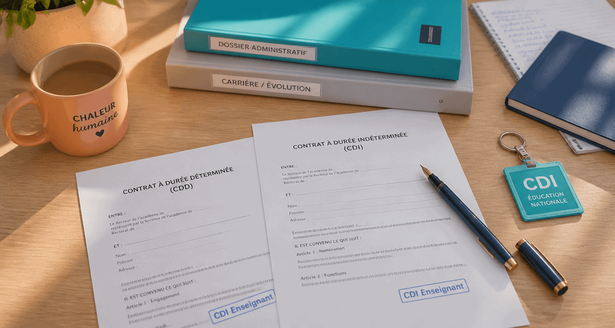 cdi prof contractuel avantages et inconvénients contrats et badge