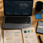 Créer un site web avec ChatGPT sur ordinateur portable