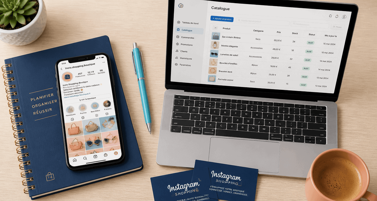Créer une boutique Instagram sur smartphone et ordinateur