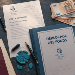 Déblocage des fonds succession notaire bureau