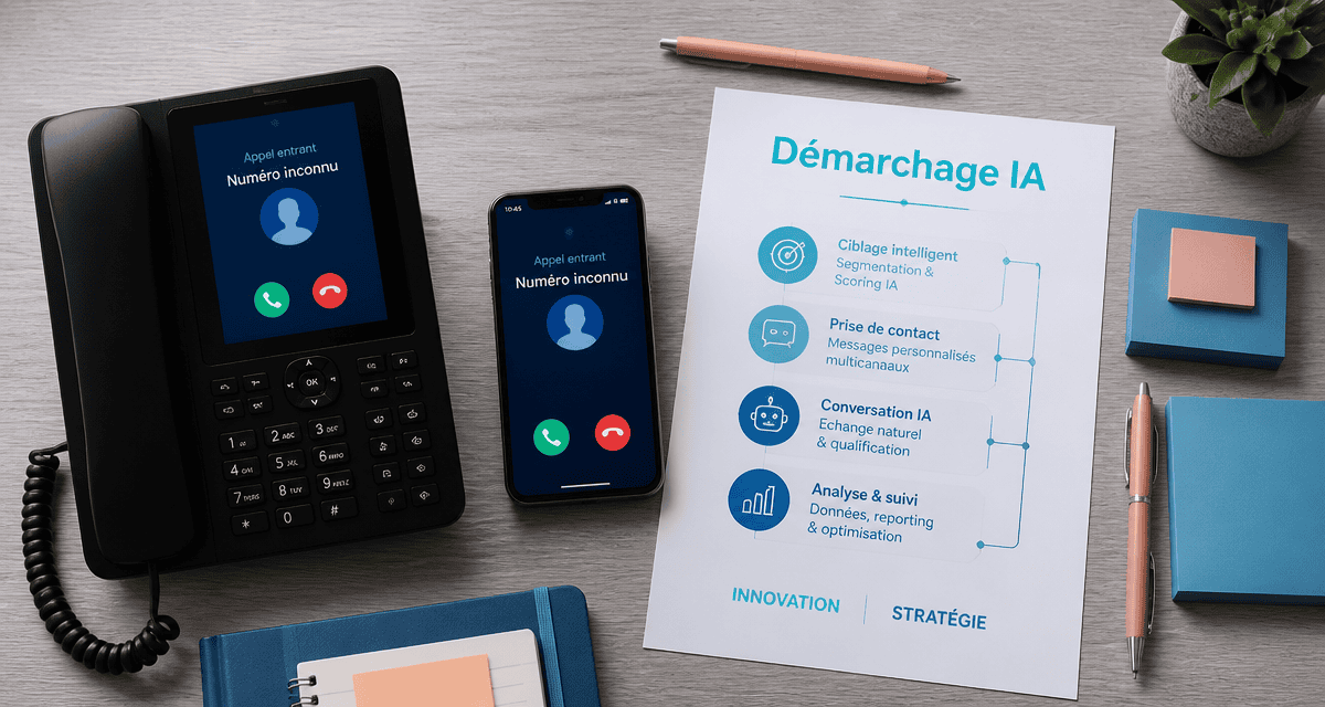 démarchage téléphonique ia téléphone et smartphone