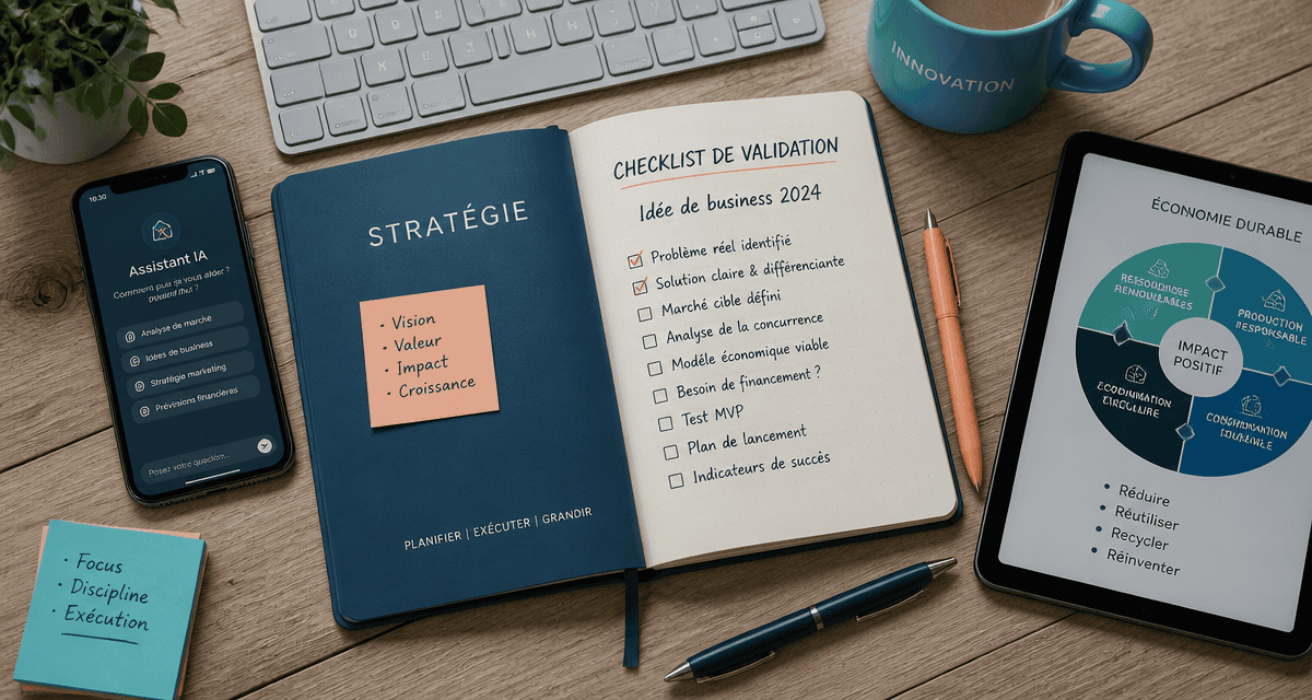 idee de business 2024 bureau entrepreneur moderne