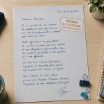 mail demande de télétravail pour raison de santé sur bureau professionnel