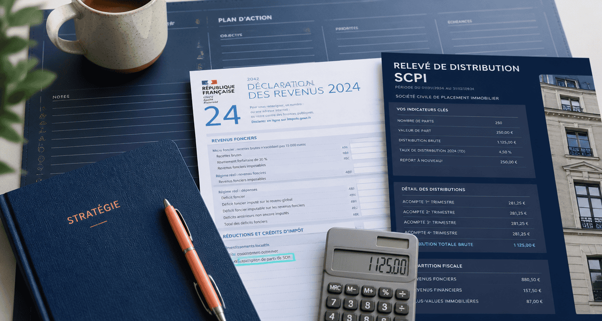 micro foncier et scpi sur déclaration fiscale 2042