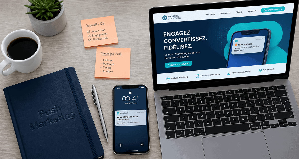 Push marketing : notification push sur smartphone et bureau