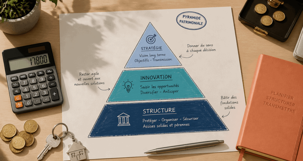 pyramide patrimoniale schéma bureau