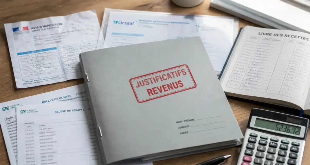 Auto entrepreneur fiche de paie : justificatifs revenus et relevés bancaires