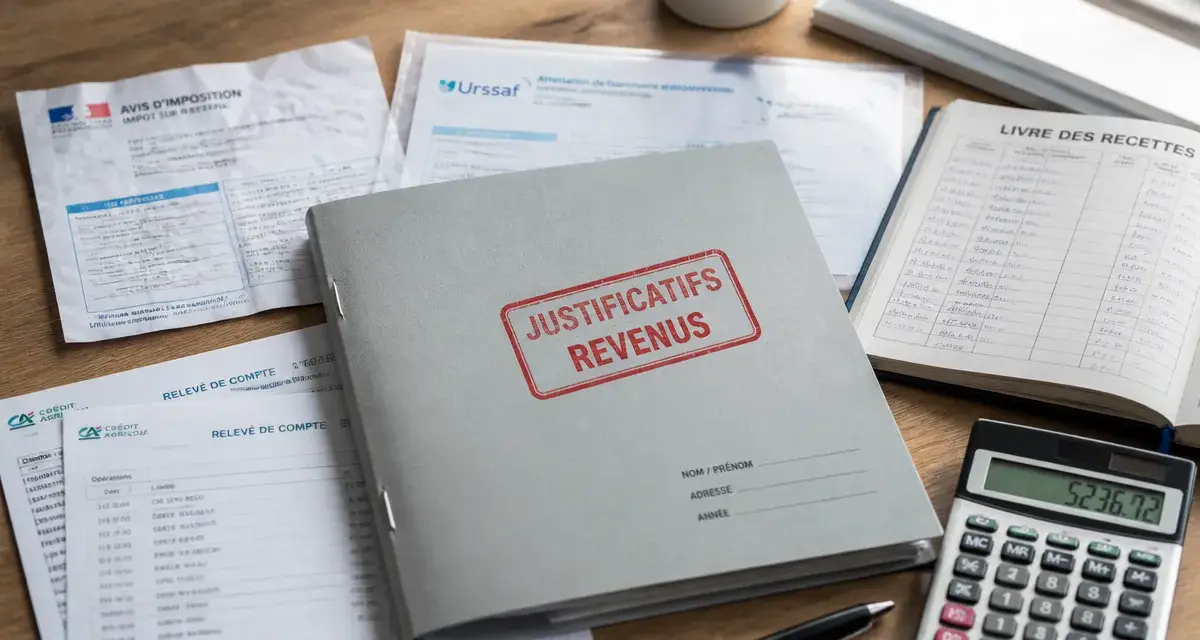 Auto entrepreneur fiche de paie : justificatifs revenus et relevés bancaires