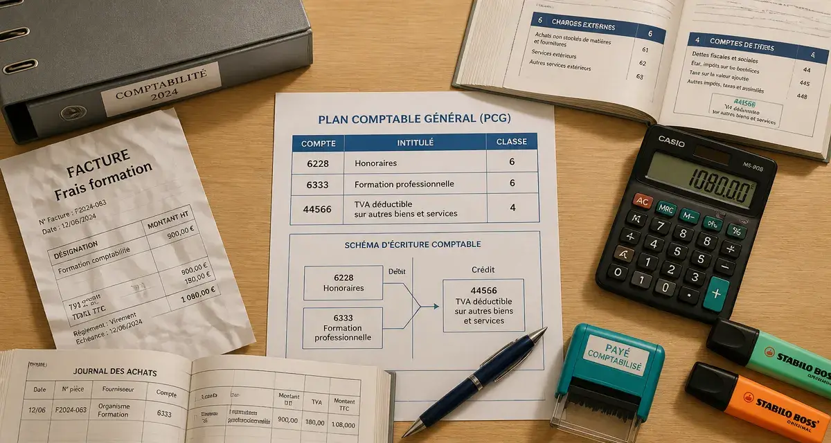 Compte comptable formation pour frais de formation