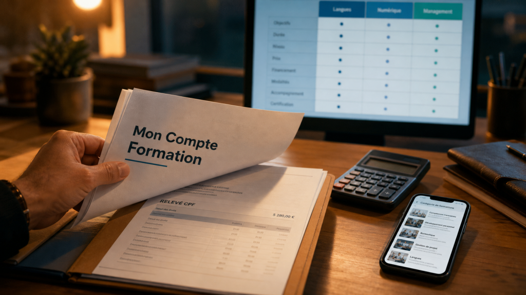 Idée formation CPF : dossier Mon Compte Formation
