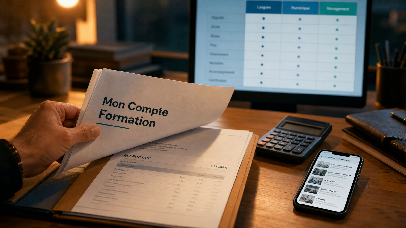 Idée formation CPF : dossier Mon Compte Formation