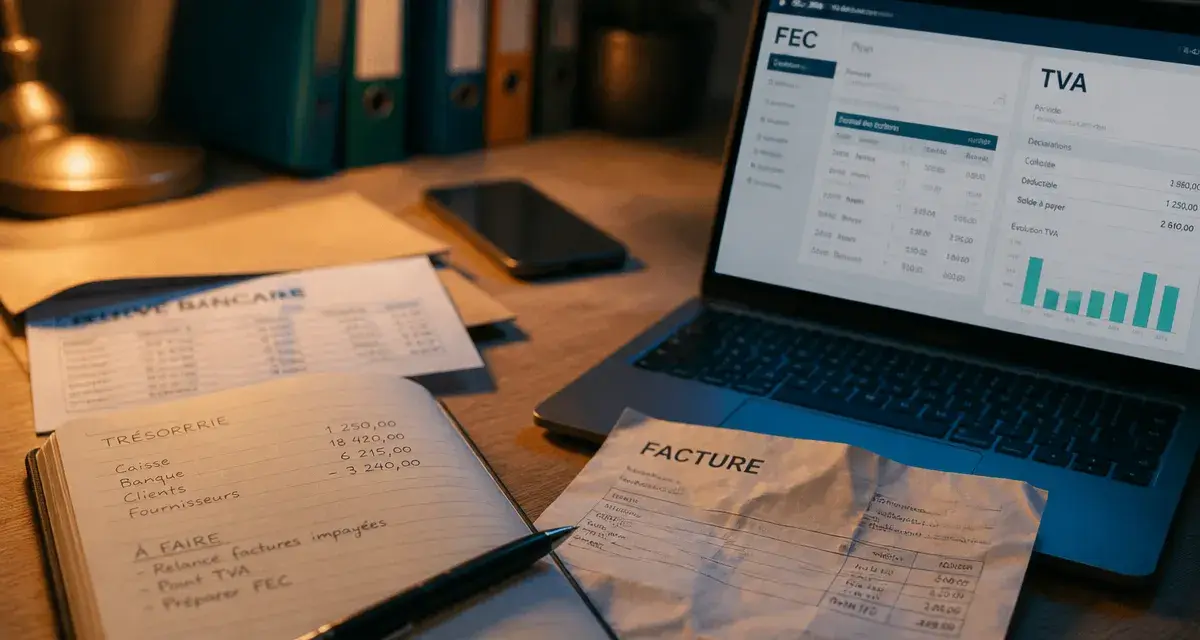Logiciel comptabilité entreprise individuelle pour gérer FEC et TVA