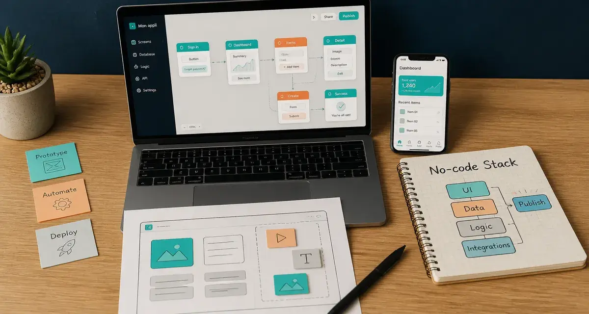 Outils no code pour bâtir une stack sans code sur une table