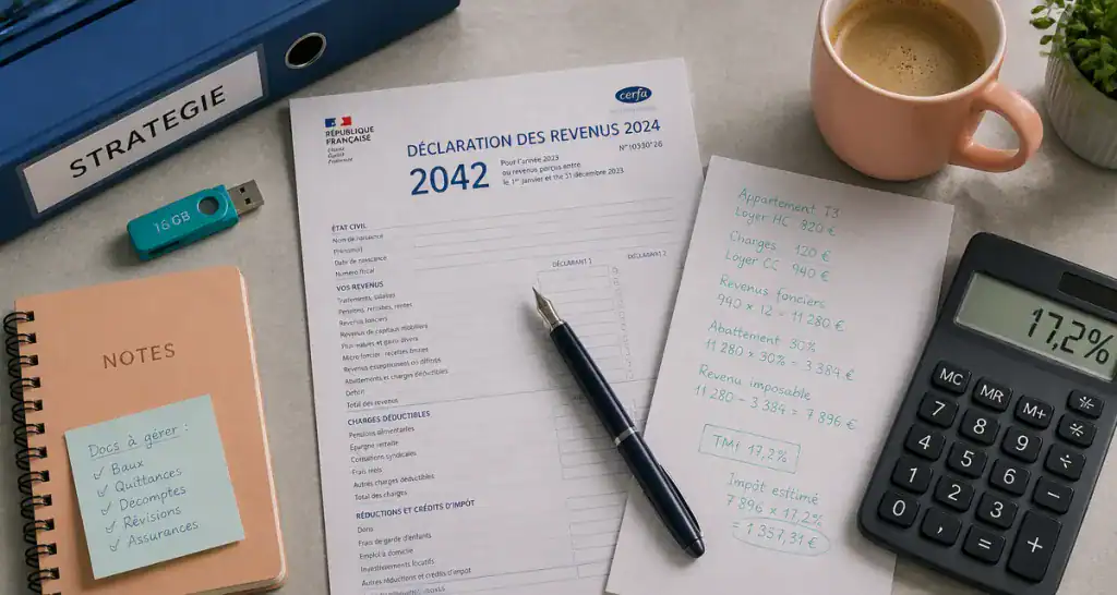 prelevement sociaux sur revenu foncier calcul et declaration
