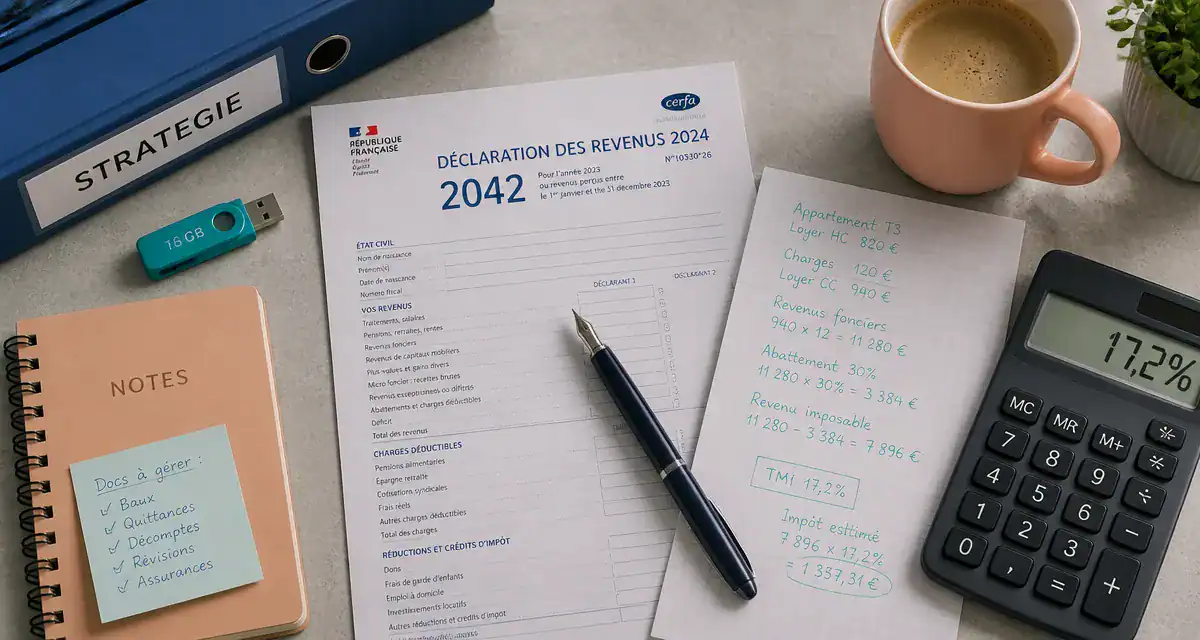 prelevement sociaux sur revenu foncier calcul et declaration