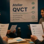 Atelier QVT QVCT : groupe en cercle pour mesurer l’impact