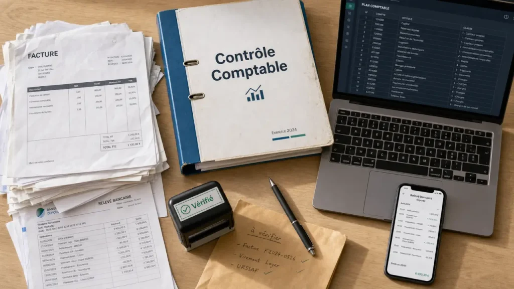 Compétences comptable : contrôle écritures, logiciel et rigueur