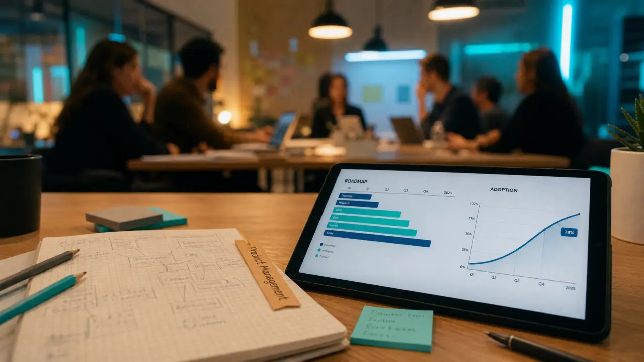 Conseil product management : roadmap floue, backlog saturé, adoption faible