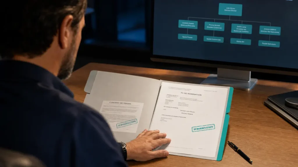 Contrat de travail et mandat social : dirigeant et 3 conditions à prouver