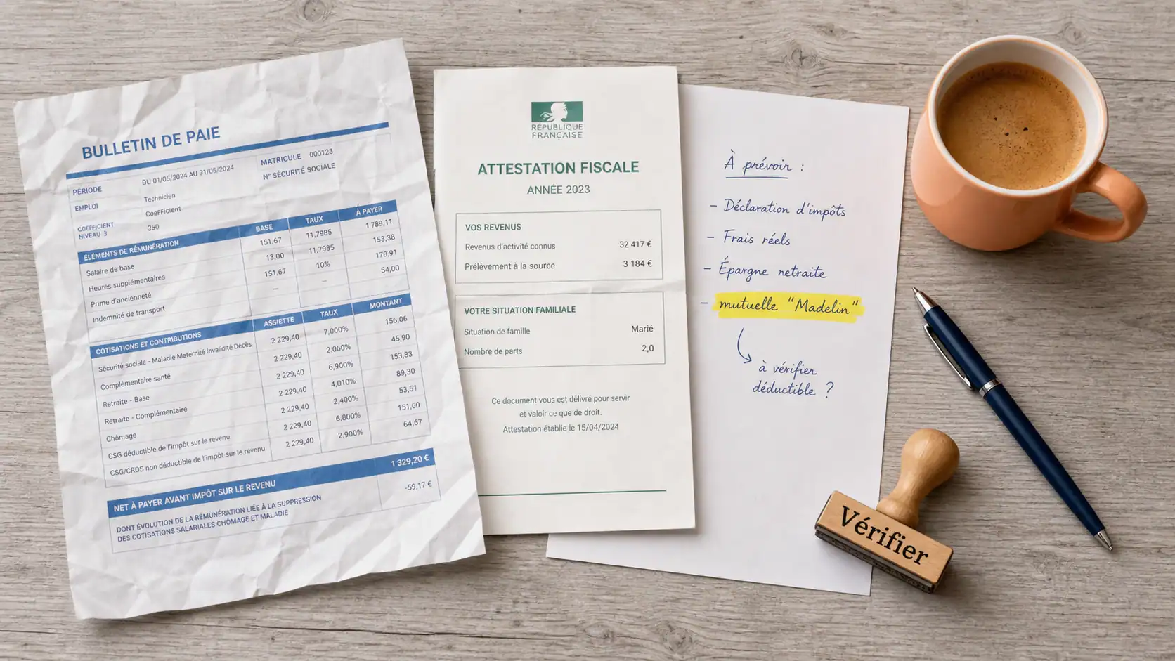 Deduction mutuelle impots : ce qui est déductible pour salariés et indépendants