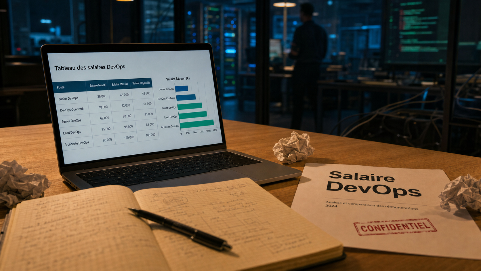 Ingénieur DevOps salaire en France : tableau et leviers de rémunération