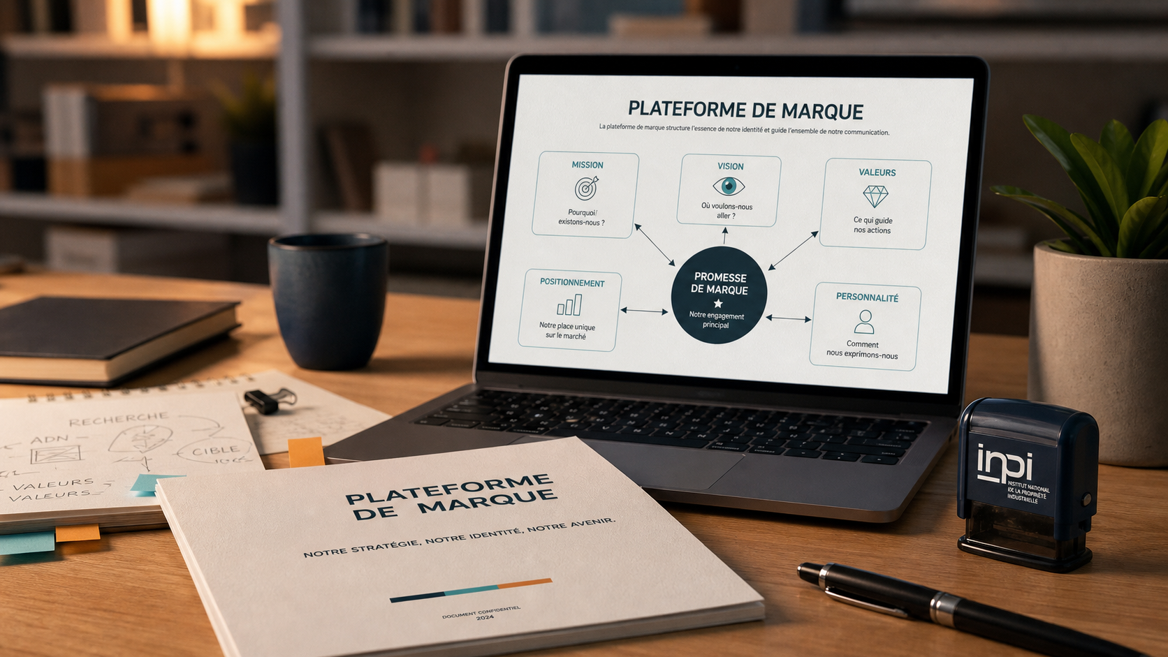 Lancer sa marque : plateforme de marque, INPI et stratégie