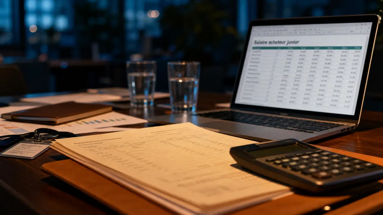 Salaire acheteur junior : chiffres, calculatrice et négociation