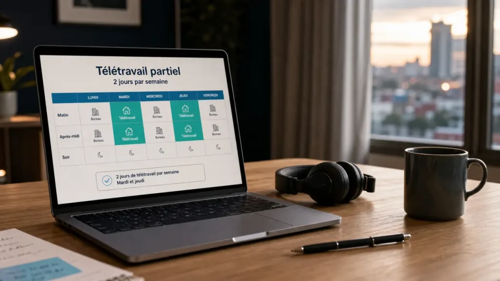 Télétravail à temps partiel : offres, métiers compatibles et conditions à vérifier