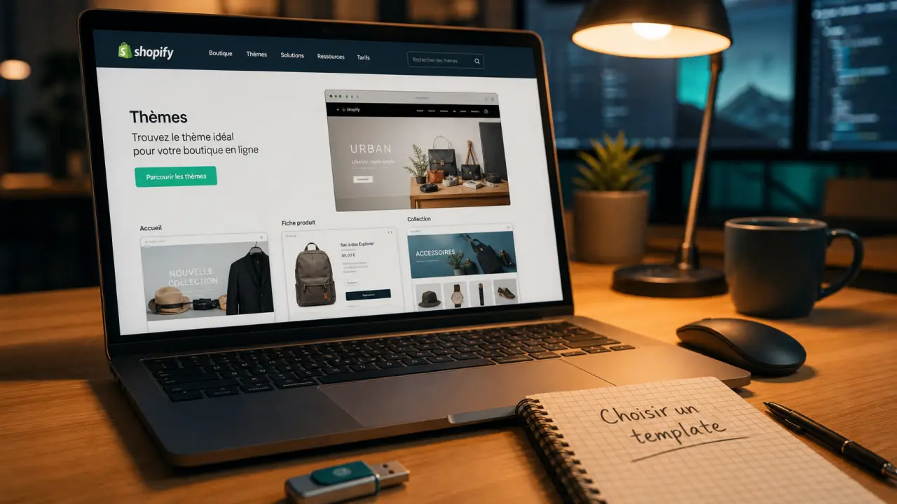 Template shopify : tableau comparatif et critères décisifs pour boutique Shopify