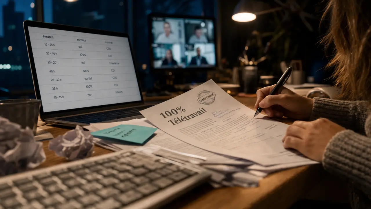 Temps partiel 100 télétravail : repérer les vraies offres