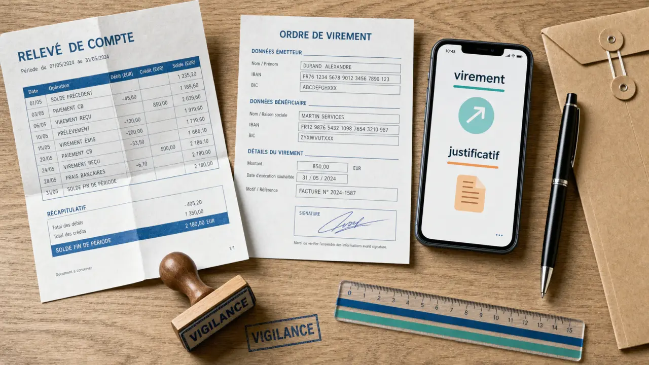 Virement bancaire controle fiscal : seuil 10 000 € et libellés à vérifier