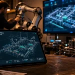 Innovation technologique : jumeau numérique d’usine avec IA et atelier robotisé