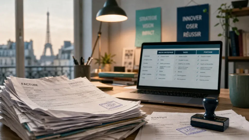 Micro-entreprise, SASU ou portage salarial : quel statut choisir selon vos risques ?