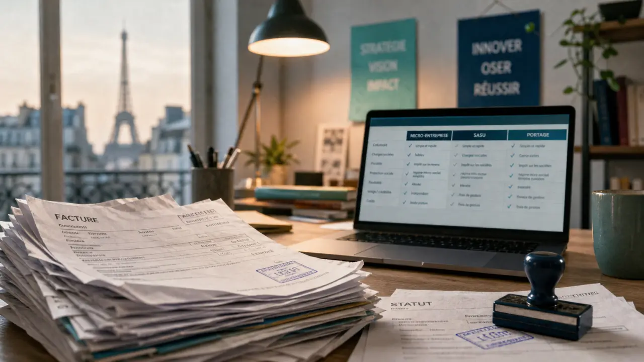 Quel statut pour un freelance : micro-entreprise, SASU, portage salarial