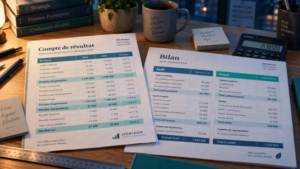 Compte de résultat et bilan : deux lectures complémentaires de l’entreprise