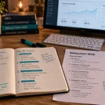 Comment devenir rédacteur web : bureau SEO, carnet et plan de rédaction web