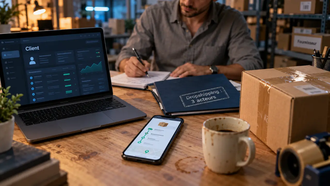 Dropshipping définition : moins de stock, responsabilités et suivi colis