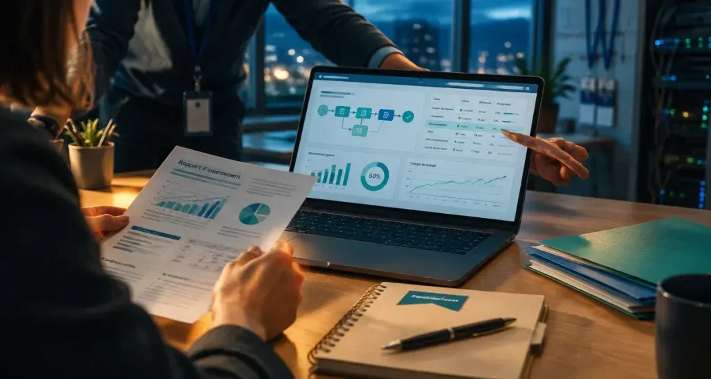 Une entreprise numérique relie ses données, ses équipes et ses décisions