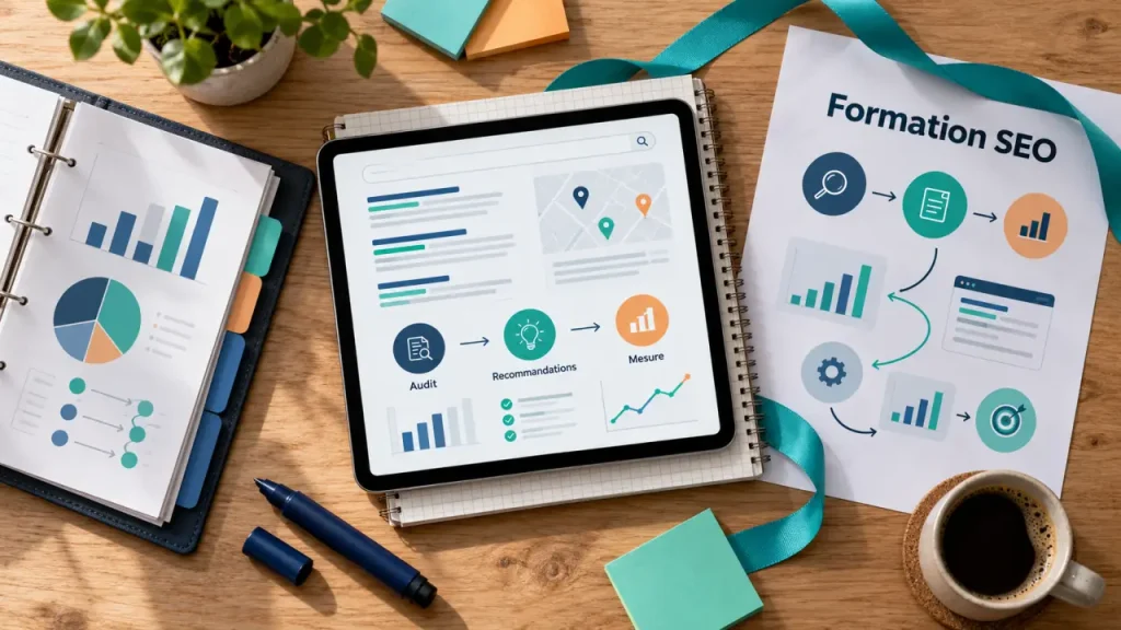 Formation SEO : choisir un parcours qui débouche sur un audit, pas seulement un certificat